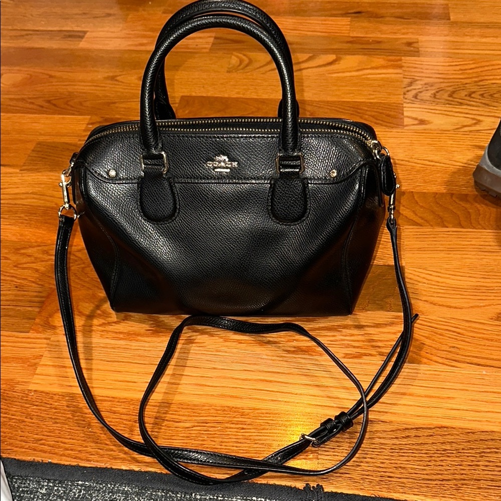 Coach Black Leather Handbag
